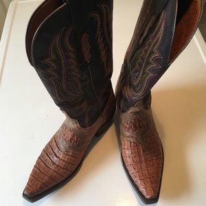 Lucchese caiman cowboy boots